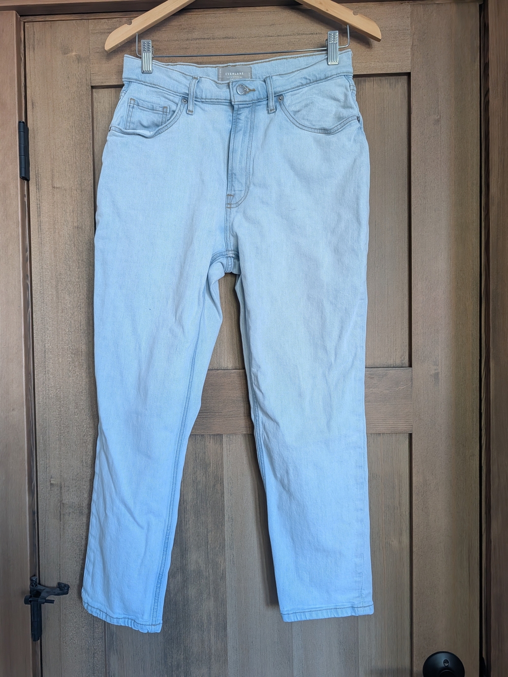 Everlane Light Blue Straight-Leg Jeans